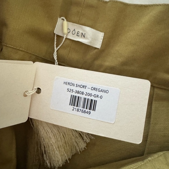 NWT Dôen Heron Shorts in Oregano size 0 - Picture 7 of 8